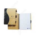 custom eco-friendly notebook with pen